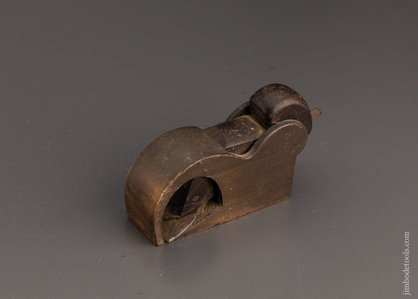 Fat Little Bull Nose Shoulder Plane in Gunmetal - 102324