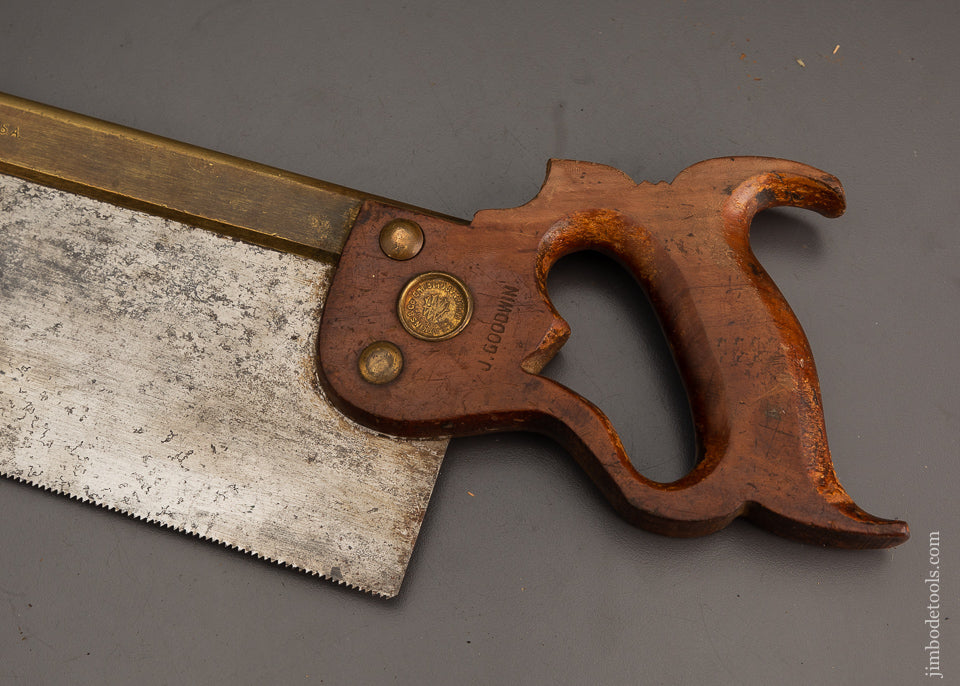 Fine ATKINS 14 Inch Brass Back Tenon Saw - 102326