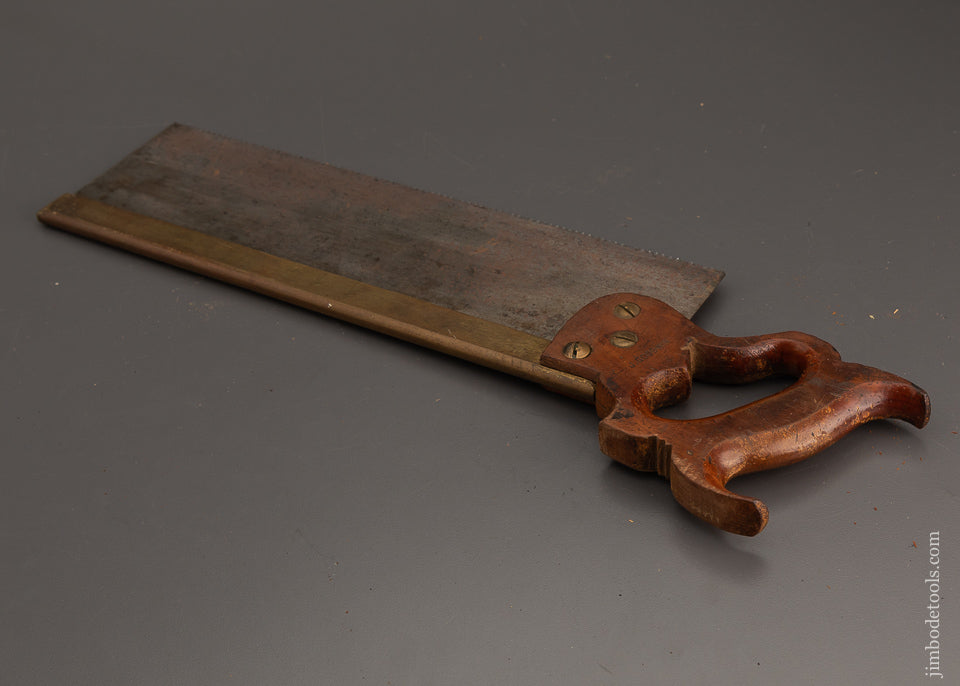 Fine ATKINS 14 Inch Brass Back Tenon Saw - 102326