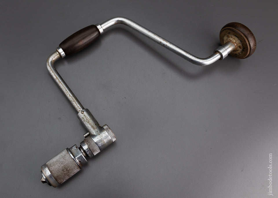 Very Rare 14 Inch STANLEY YANKEE No. 2100 Heavy Duty Bit Brace - 102331