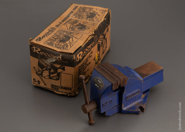 2 1/2 Inch RECORD No. 0 Vise in Original Box - 102338