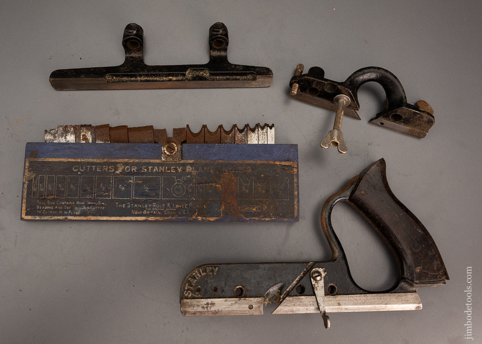 STANLEY No. 50 Combination Plow Plane 100% Complete in Original Box USA MADE - 102345