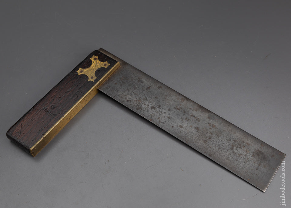 ATKIN & SON 10 1/2 Inch Rosewood Try Square - 102350