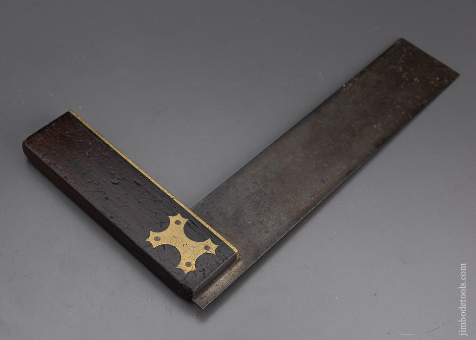 ATKIN & SON 10 1/2 Inch Rosewood Try Square - 102350