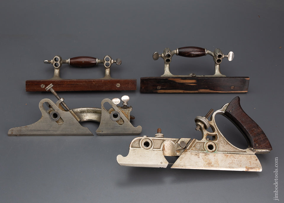 Fine STANLEY No. 55 Combination Plow Plane with 48 Cutters & 6 Stops Great User - 102351