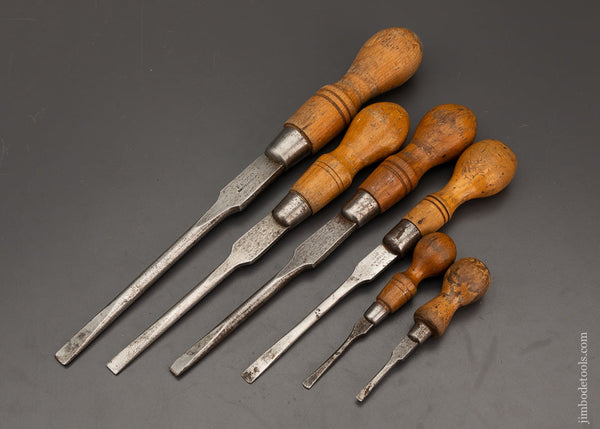 Set of 6 Cabinet Maker’s Screwdrivers - 102407