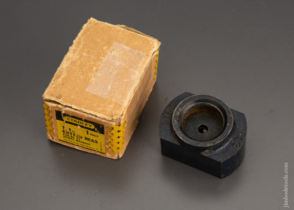 STANLEY 1/4 Inch Cutter Head for No. 77 Dowel Machine Near Mint in Box - 102418