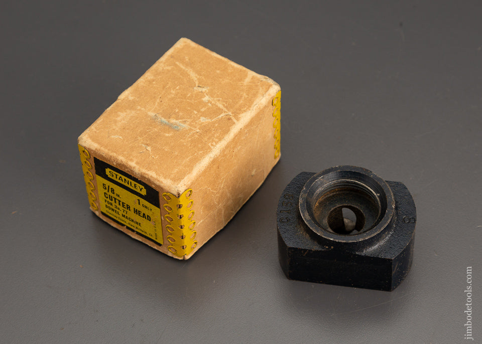 STANLEY 5/8 Inch Cutter Head for No. 77 Dowel Machine Near Mint in Box - 102419