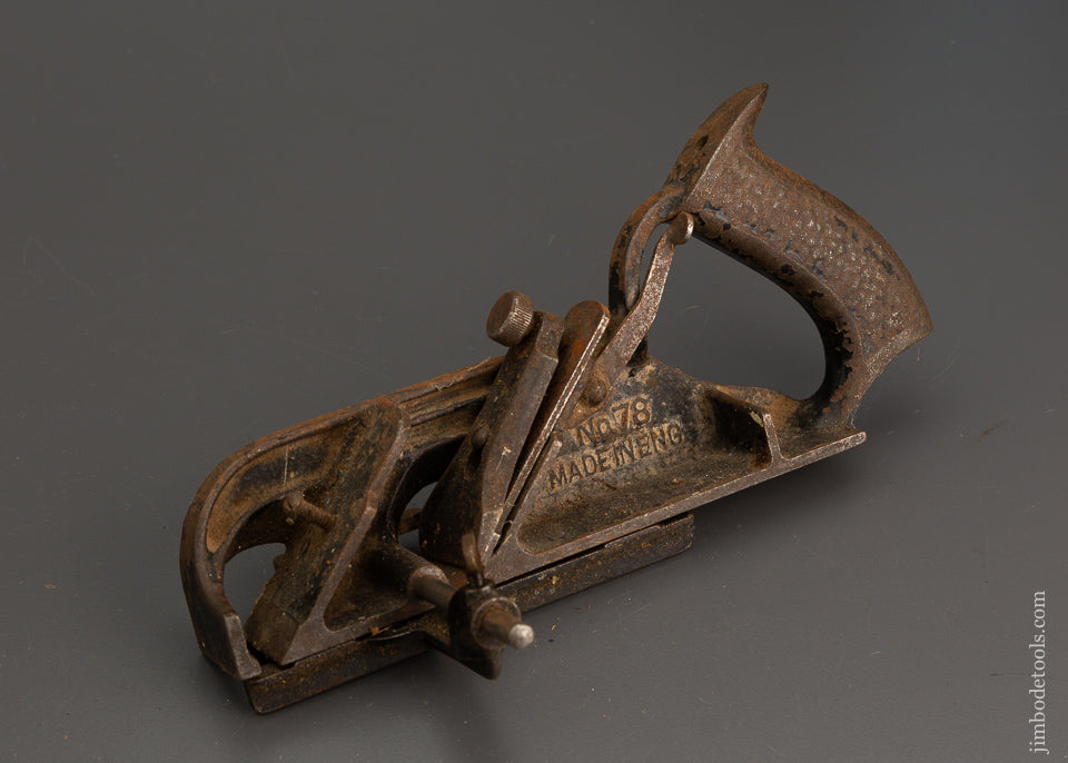 STANLEY No. 78 Rabbet Plane 100% Complete - 102423