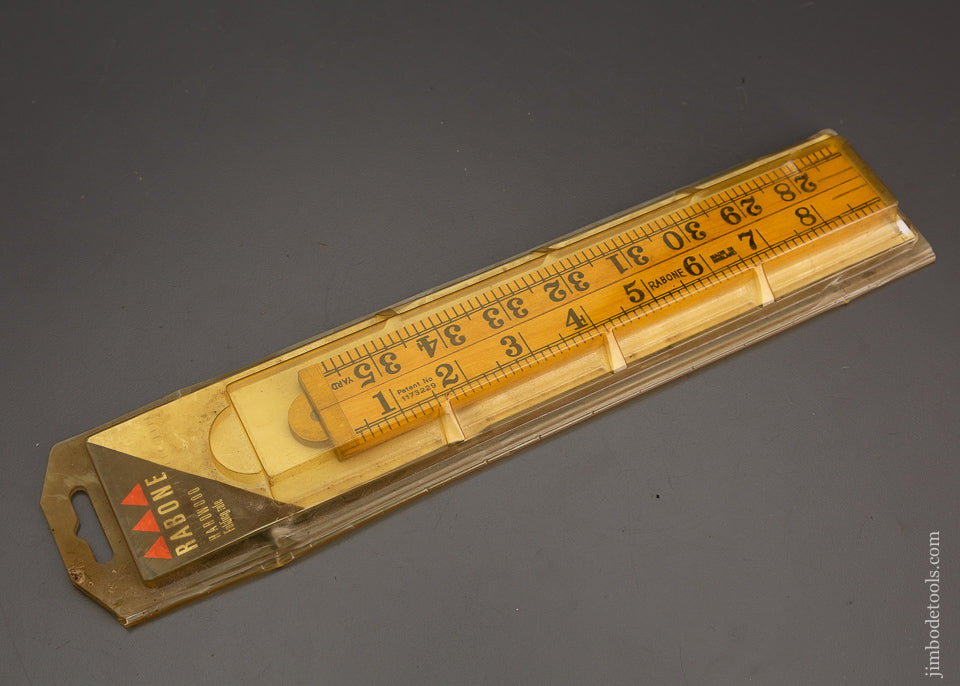 RABONE 3 Foot 4 Fold Rule Mint in Box - 102435