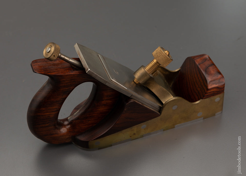 Extra Fine SHEPHERD TOOL CO. Gunmetal Dovetailed Infill Smooth Plane - 102440