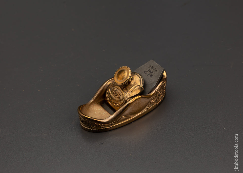Rare 2008 PNTC Favor Brass Slipper Plane by CHRIS LAARMAN - 102442