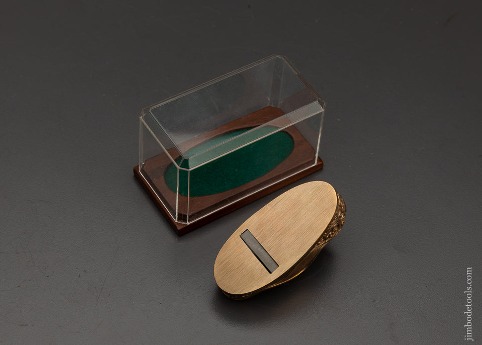 Rare 2008 PNTC Favor Brass Slipper Plane by CHRIS LAARMAN - 102442
