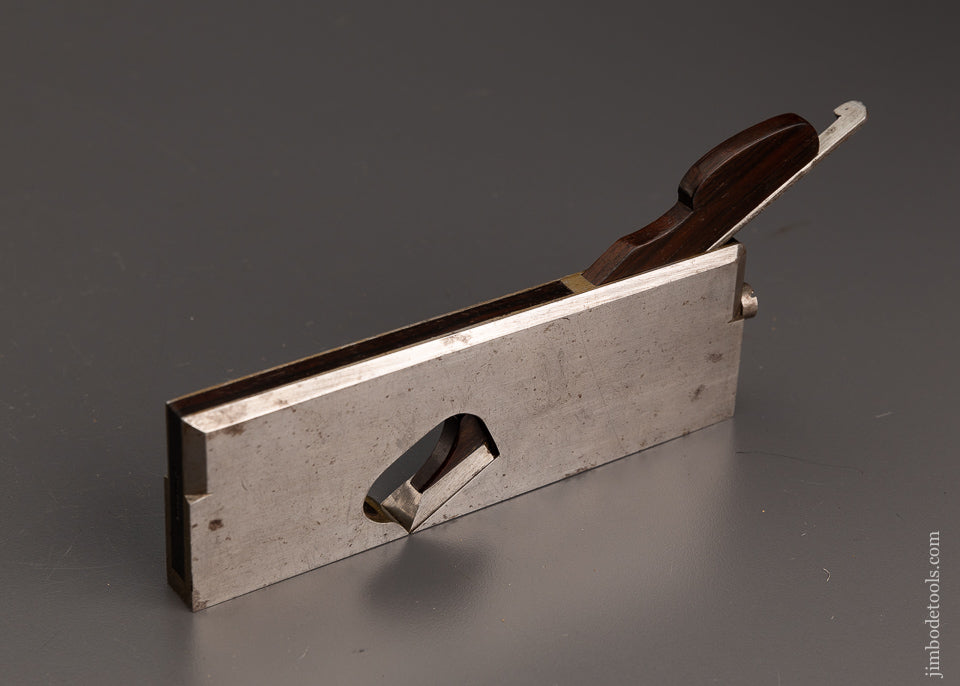 Utterly Crisp Tiny MATHIESON 6 Inch Dovetailed Rabbet Plane - EXCELSIOR 102459