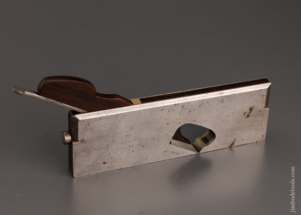 Utterly Crisp Tiny MATHIESON 6 Inch Dovetailed Rabbet Plane - EXCELSIOR 102459