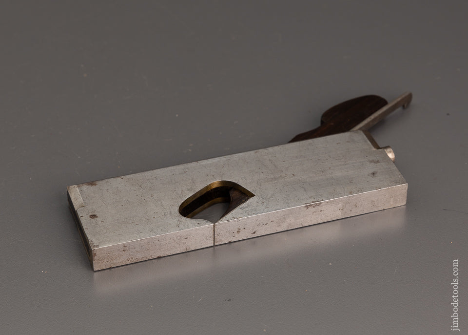 Utterly Crisp Tiny MATHIESON 6 Inch Dovetailed Rabbet Plane - EXCELSIOR 102459