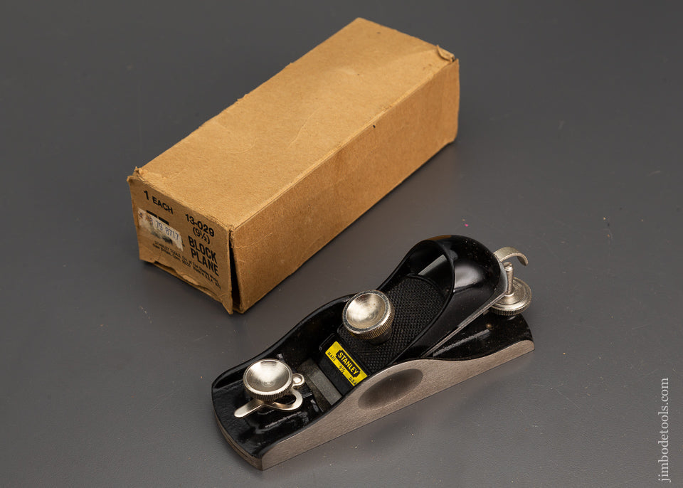 STANLEY No. 9 1/2 Block Plane Mint in Box - 102505