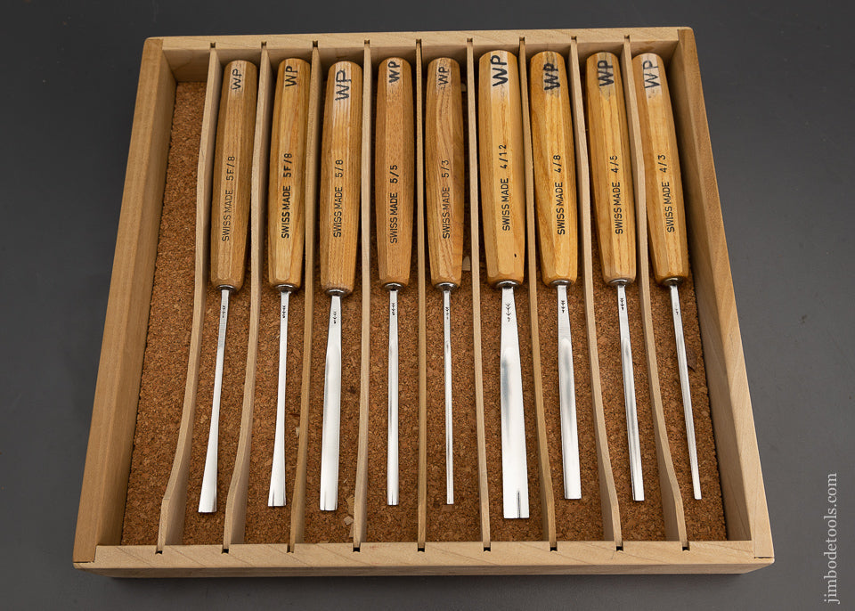 Minty Set of 9 PFEIL SWISS MADE Carving Chisels Gouges - 102547
