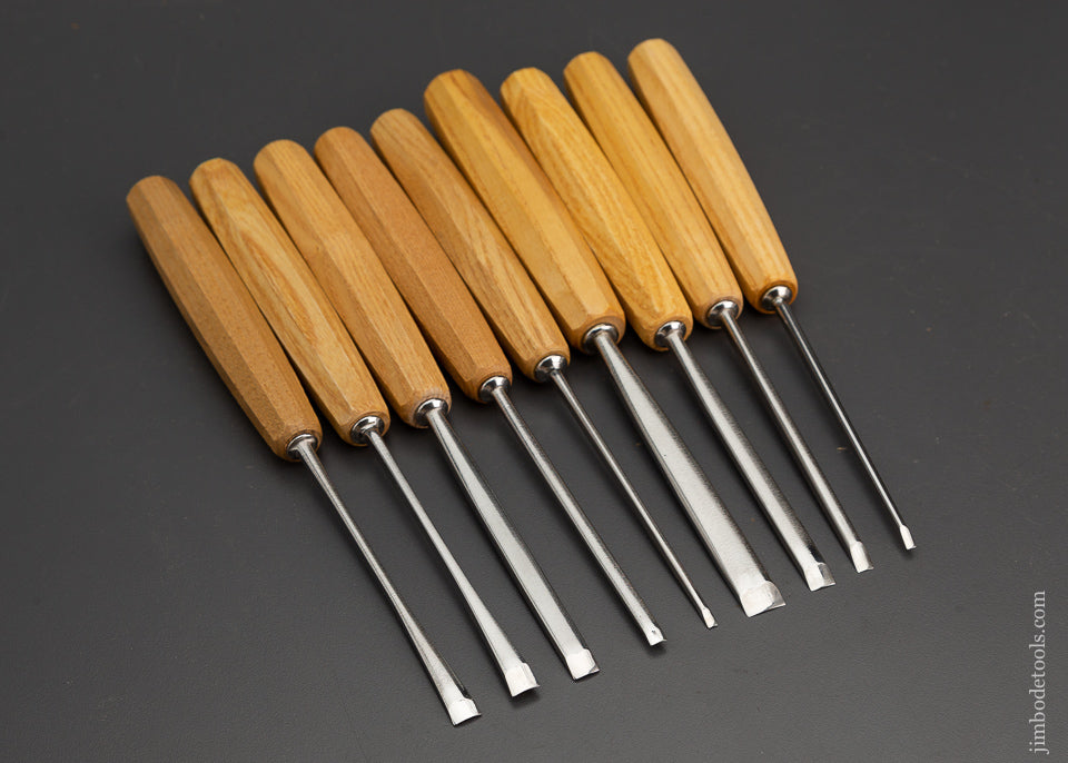 Minty Set of 9 PFEIL SWISS MADE Carving Chisels Gouges - 102547