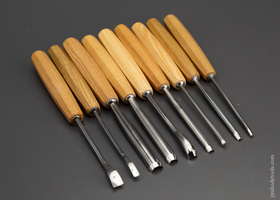 Minty Set of Seven PFEIL SWISS MADE Carving Chisels - 85139 – Jim Bode Tools