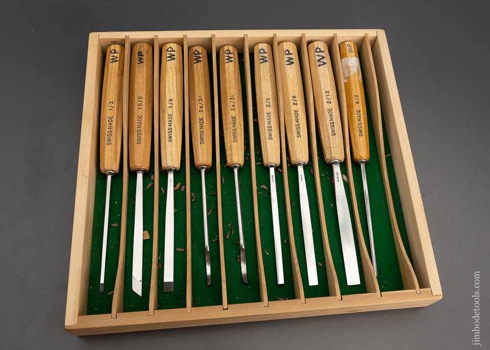 Minty Set of 9 PFEIL SWISS MADE Carving Chisels Gouges - 102552