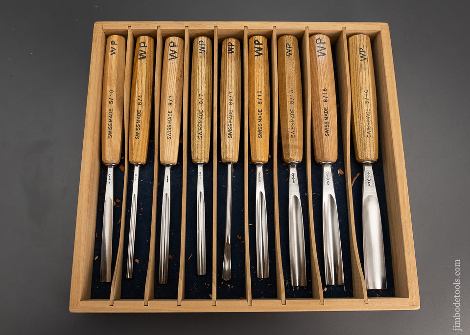 Minty Set of 9 PFEIL SWISS MADE Carving Chisels Gouges - 102553