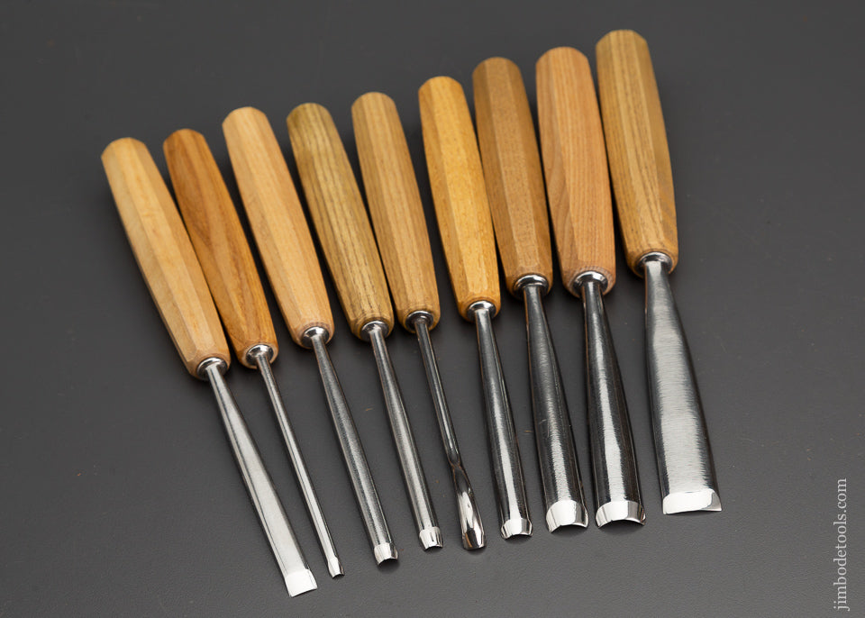 Minty Set of 9 PFEIL SWISS MADE Carving Chisels Gouges - 102553