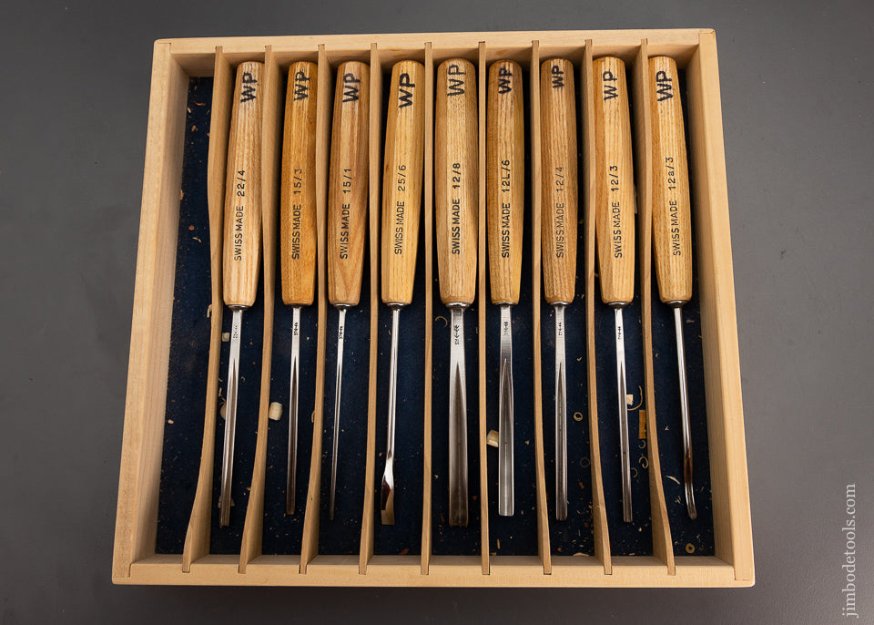 Minty Set of 9 PFEIL SWISS MADE Carving Chisels Gouges - 102544