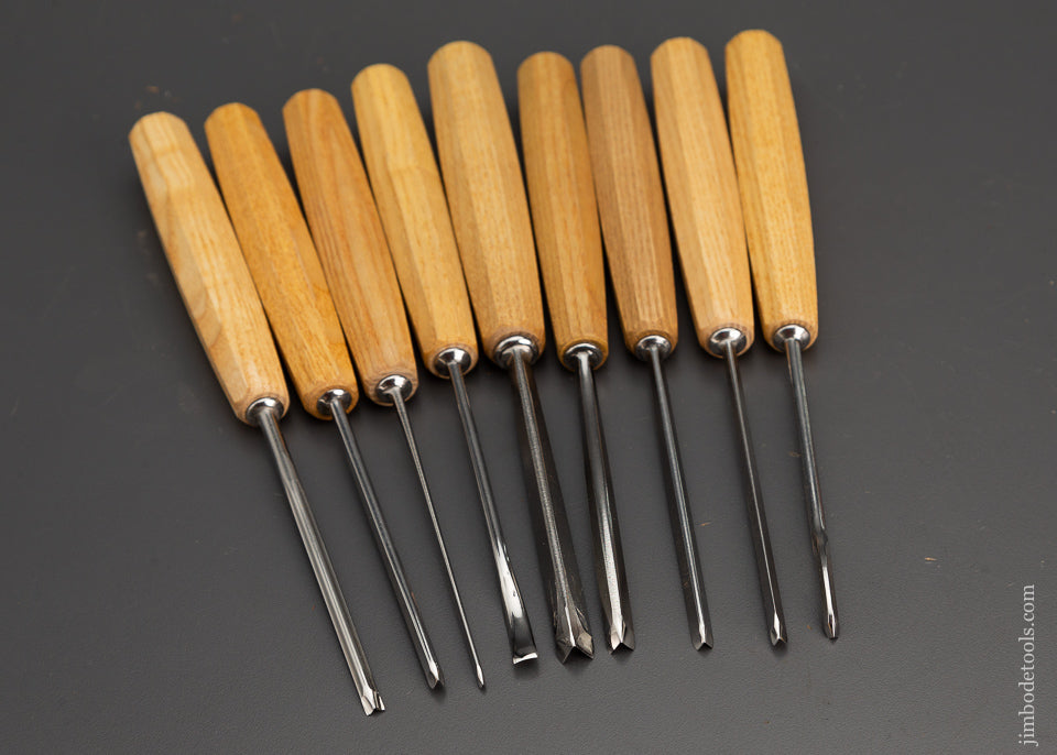 Minty Set of 9 PFEIL SWISS MADE Carving Chisels Gouges - 102544
