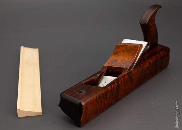 Dead Mint LEON ROBBINS Tiger Maple Panel Raiser Plane RIGHT Handed! - 102567