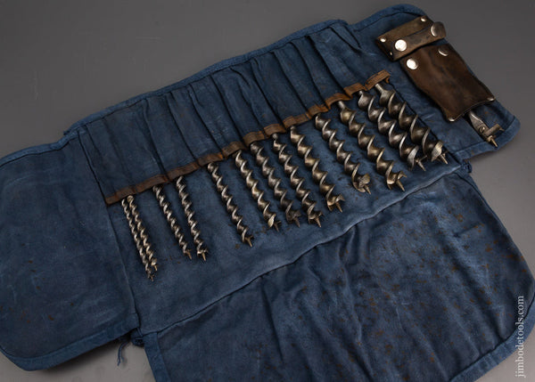 Fine & Complete Set of RUSSELL JENNINGS Auger Bits & Expansive Bit - 102569
