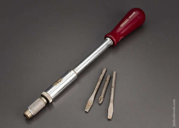 Fine STANLEY YANKEE No. 130A Drill with 3 Bits - 102598