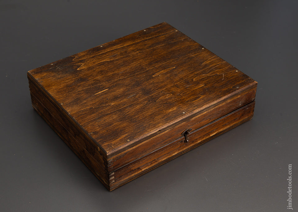 Complete Set of 12 MILLERS FALLS No. 3 Carving Tools with Rosewood Handles in Original Box - 102624