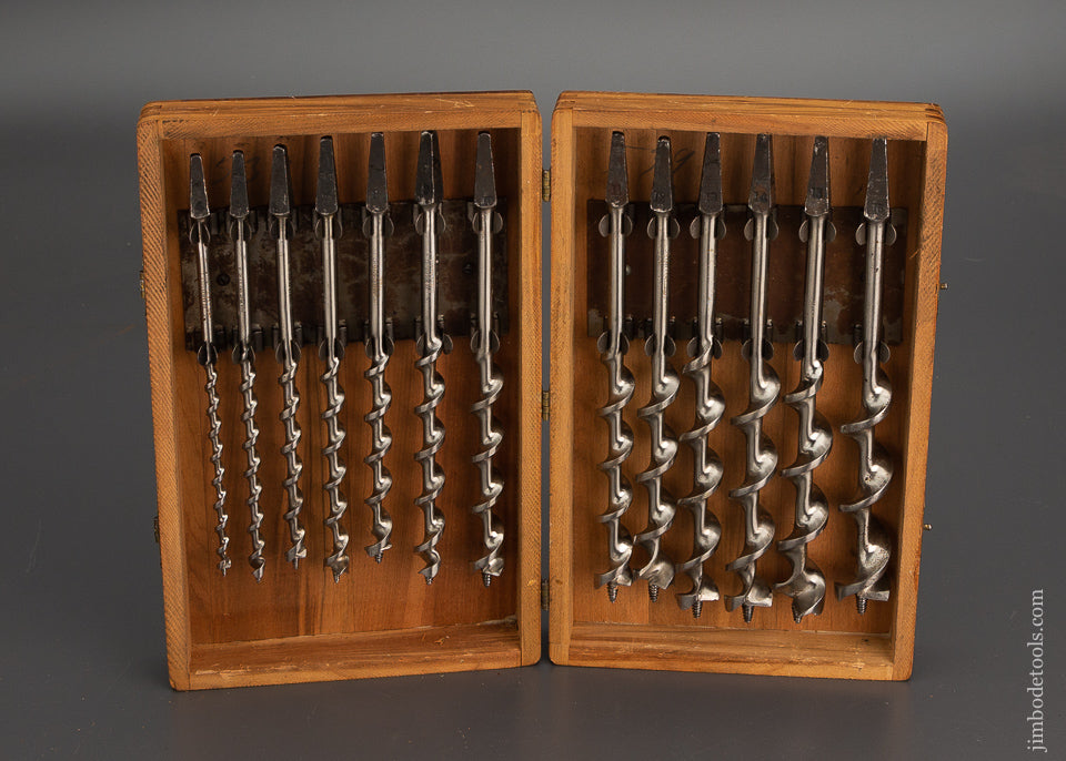 Complete Set of IRWIN Auger Bits in Original Box - 102628