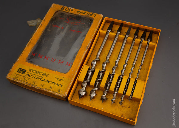 Set of 6 FOOTPRINT Solid Centre Auger Bits -  102638