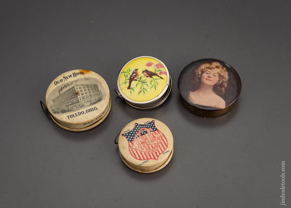 4 Early Tape Measures - 102651