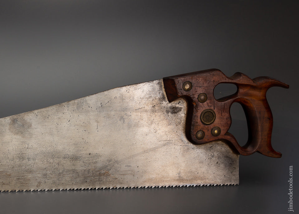 Monster DISSTON 28 Inch D-8 Thumbhole Rip Hand Saw - 102651