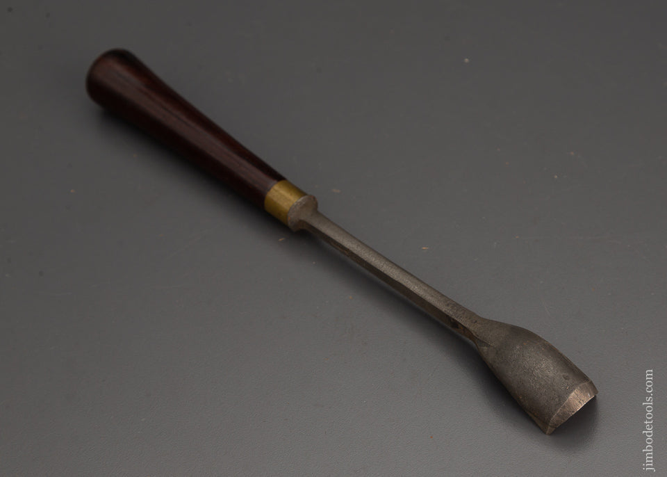 New Old Stock Mint Rosewood Handled BUCK BROS. Giant Spoon Gouge 1 1/16 Inches Wide - 102676