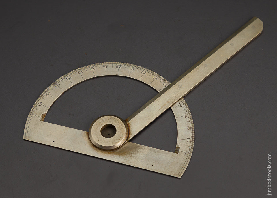 German Silver Precision Protractor - 102698