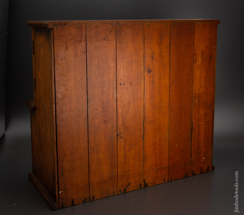 Astonishing 83 Drawer Oak Chest CLEVELAND TWIST DRILL CO. Cabinet - 102739