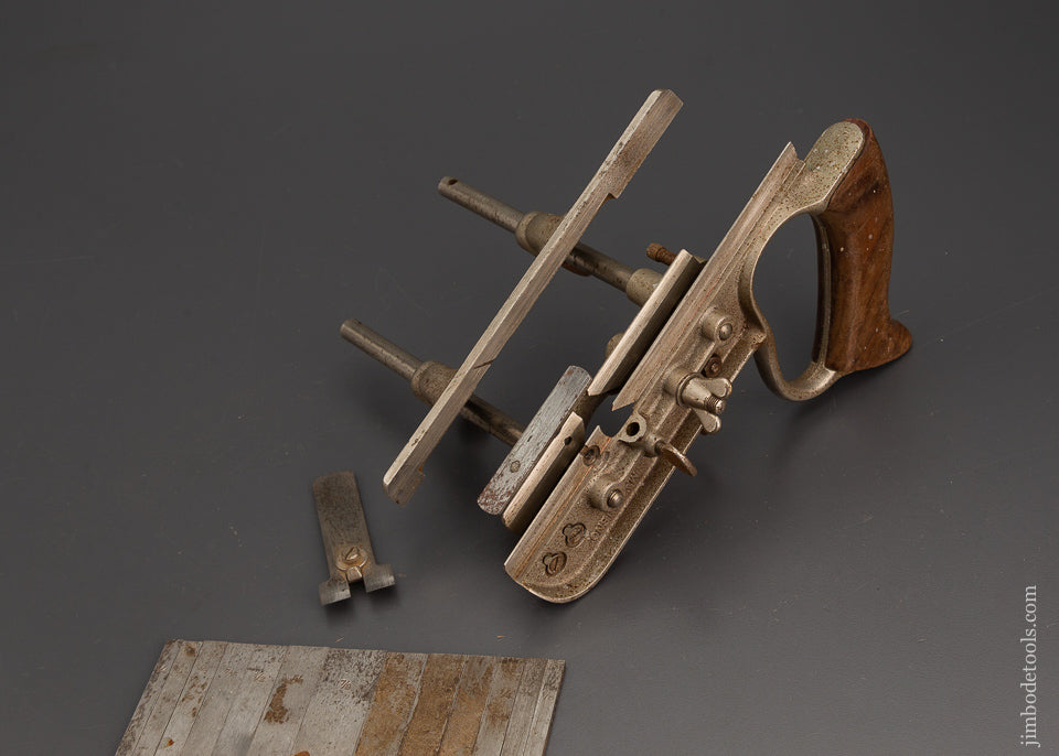 STANLEY No. 50 Plow Plane with 14 Cutters & One Stop - 102770