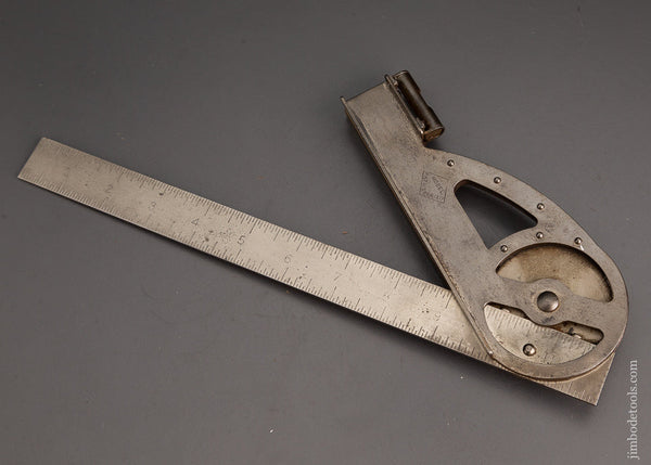 Rare GAGNON & HAWTHORNE PATENT Combination Square & Protractor - 102773