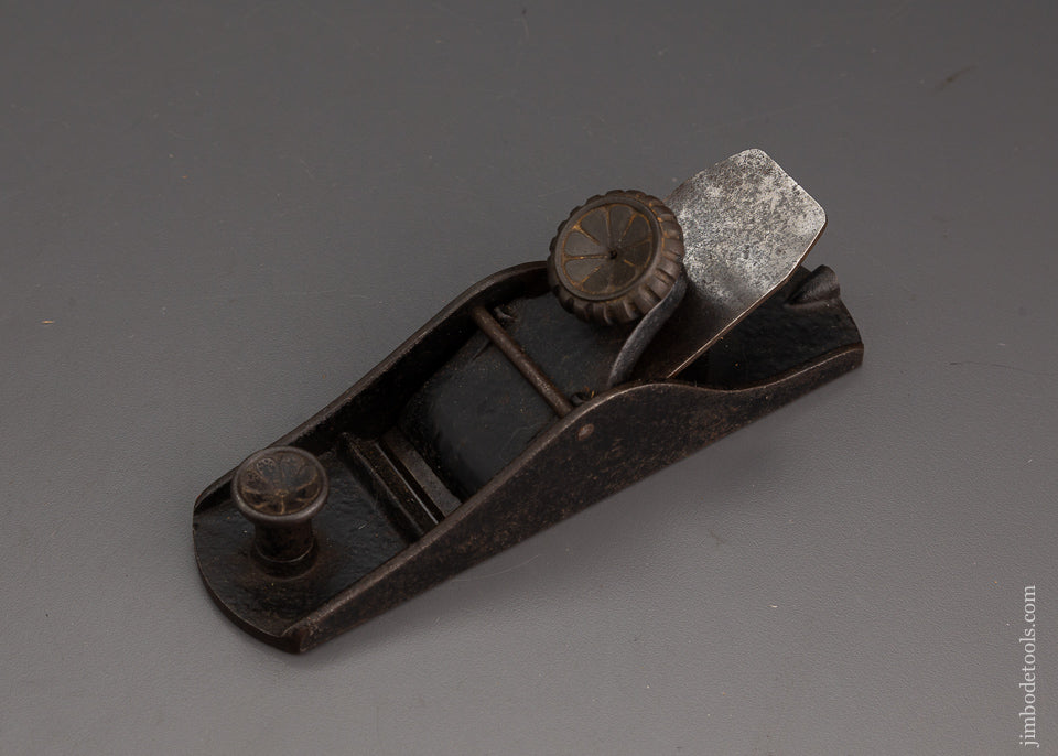 Very Fine BRATTLEBORO TOOL CO. Adjustable Block Plane - 102783