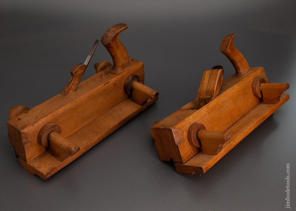Rare Wm. C. ROSS BALTO. Fenced & Handled Plank Planes Screw Arm - 102788