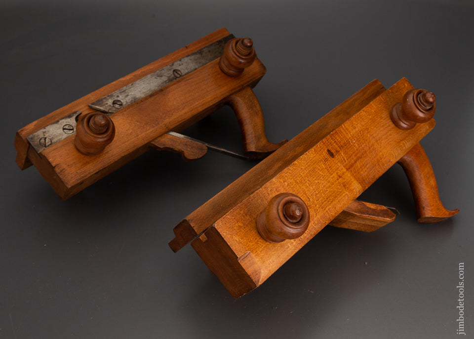 Rare Wm. C. ROSS BALTO. Fenced & Handled Plank Planes Screw Arm - 102788