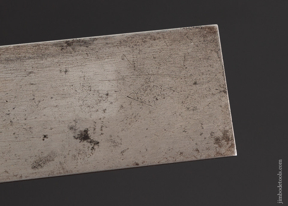 Rare & Fine ROBINSON PAT. JULY 14, 1874 ST. JOHNSBURY Rosewood & Steel Try Square - 102790