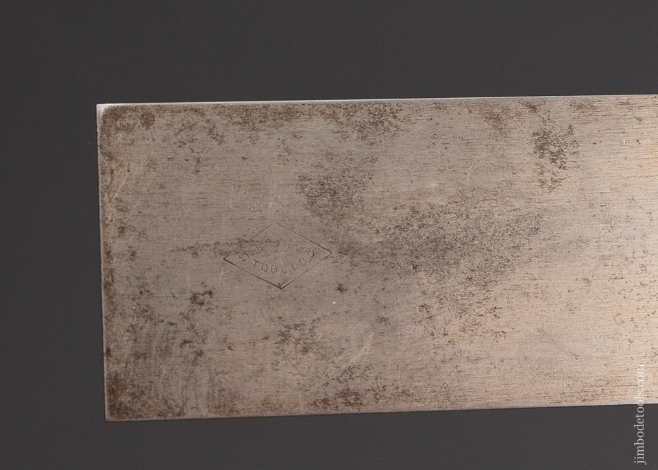 Rare & Fine ROBINSON PAT. JULY 14, 1874 ST. JOHNSBURY Rosewood & Steel Try Square - 102790