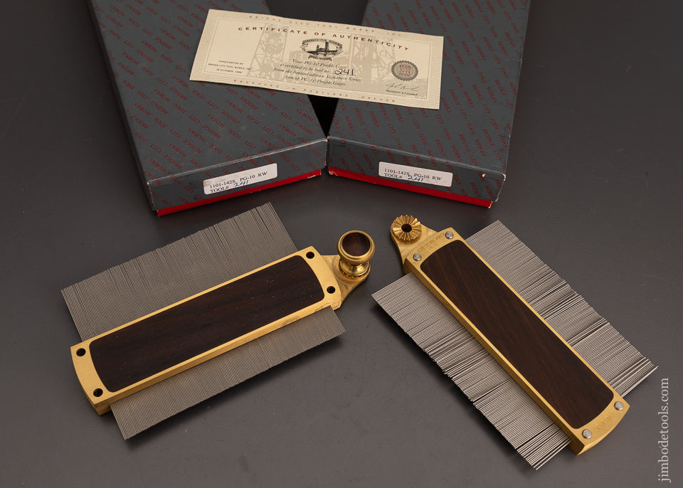 BRIDGE CITY TOOL WORKS PG-10 Profile Gauge in Box - 102807