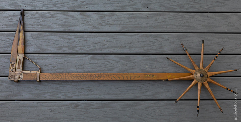 Remarkable Walking Wheel Log Caliper by FLOSSIE GREENLEAF - 102824