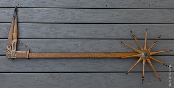 Remarkable Walking Wheel Log Caliper by FLOSSIE GREENLEAF - 102824